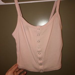 Button down tank top